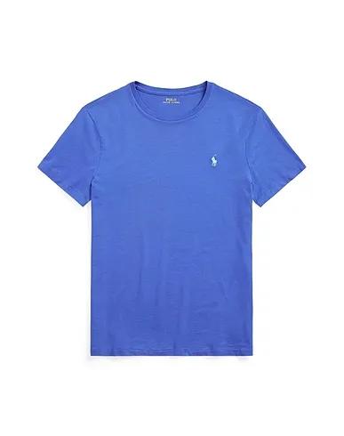 Bright blue Basic T-shirt CUSTOM SLIM FIT JERSEY CREWNECK T-SHIRT
