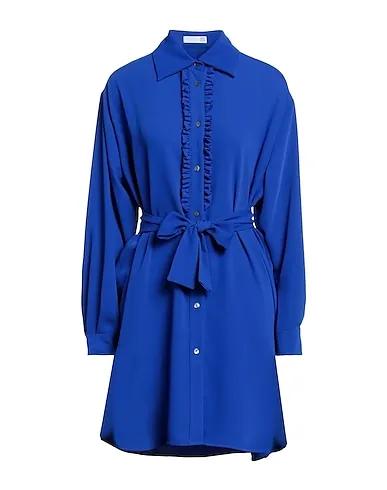 Bright blue Cady Short dress