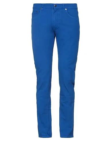 Bright blue Cotton twill 5-pocket