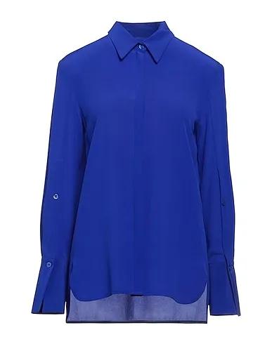 Bright blue Crêpe Silk shirts & blouses