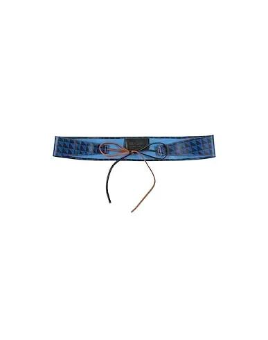 Bright blue High-waist belt