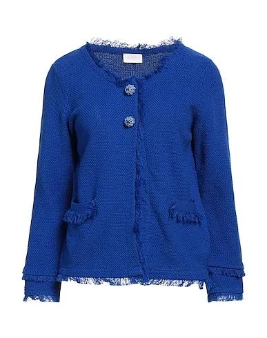 Bright blue Knitted Cardigan