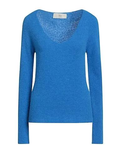 Bright blue Knitted Sweater