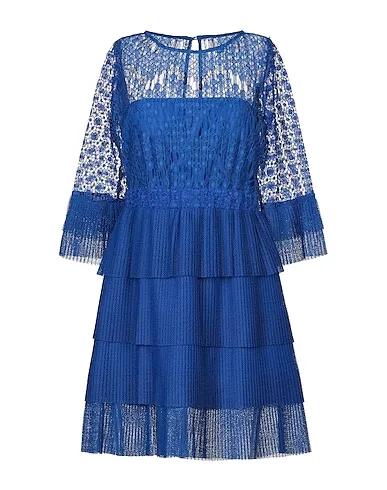 Bright blue Lace Short dress