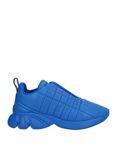 Bright blue Leather Sneakers