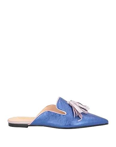 Bright blue Mules and clogs