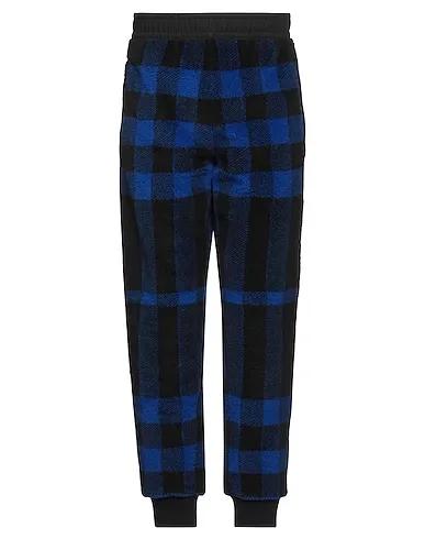 Bright blue Pile Casual pants