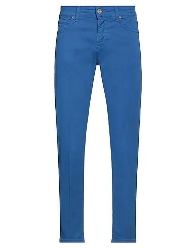 Bright blue Plain weave 5-pocket