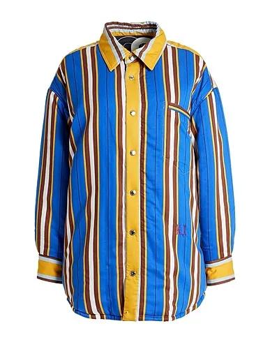 Bright blue Plain weave Jacket