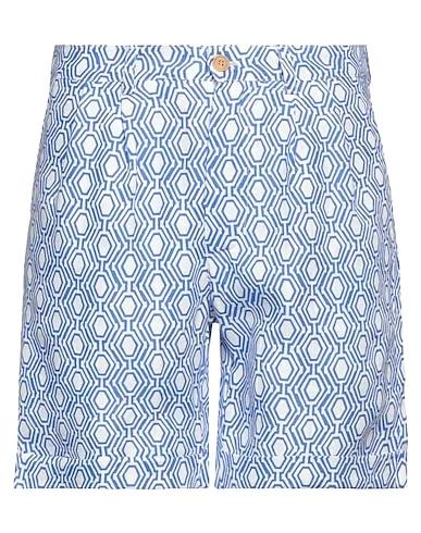 Bright blue Plain weave Shorts & Bermuda