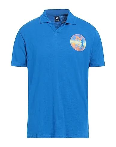 Bright blue Plain weave T-shirt