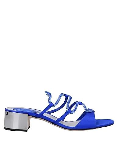 Bright blue Satin Sandals