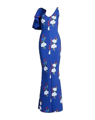 Bright blue Synthetic fabric Long dress