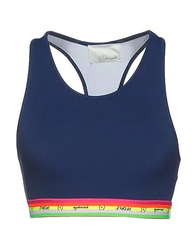 Bright blue Synthetic fabric Top