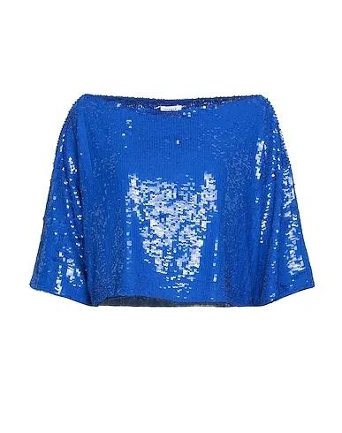 Bright blue Tulle Blouse