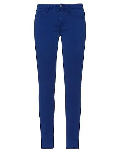Bright blue Velvet Casual pants