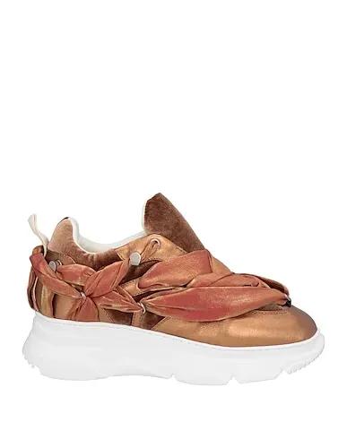 Bronze Chiffon Sneakers