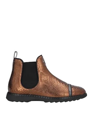 Bronze Leather Boots