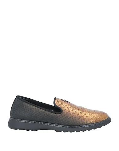Bronze Leather Loafers