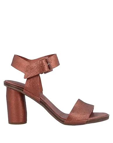 Bronze Leather Sandals