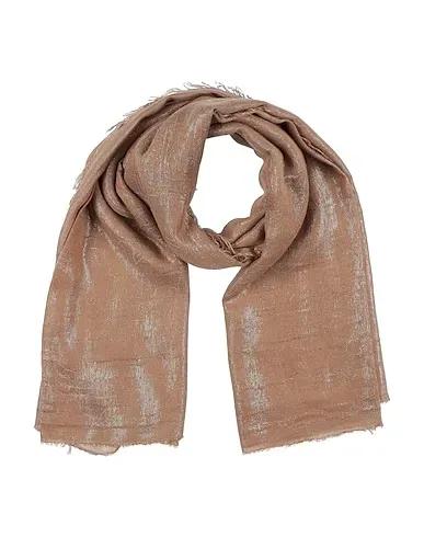 Bronze Plain weave Scarves and foulards