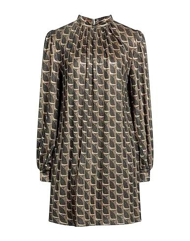 Bronze Synthetic fabric Short dress