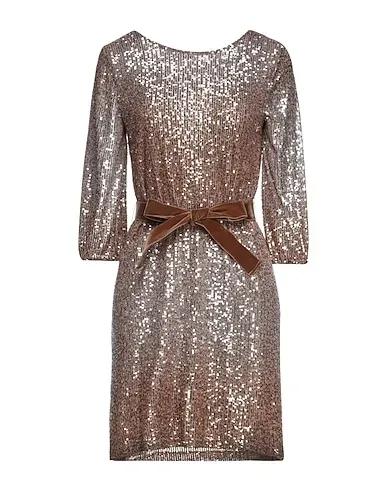 Bronze Tulle Short dress