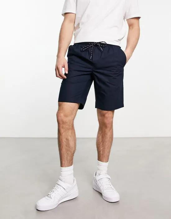 Brooklyn poplin short in navy
