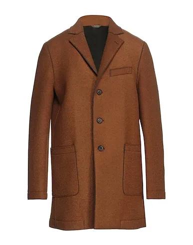 Brown Bouclé Coat