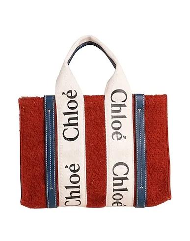 Brown Bouclé Handbag