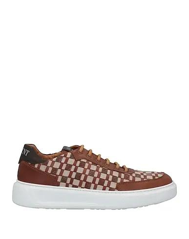 Brown Canvas Sneakers
