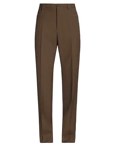 Brown Cool wool Casual pants