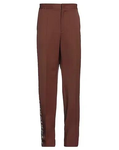 Brown Cool wool Casual pants