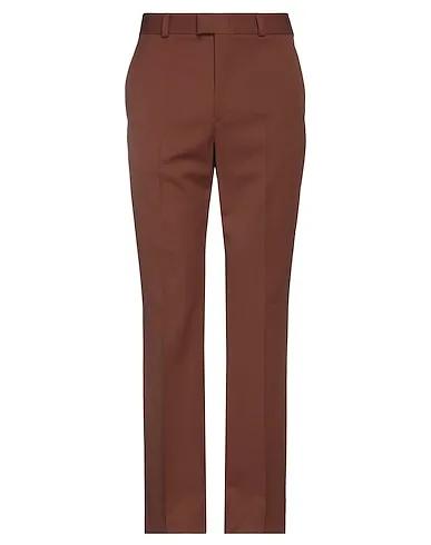 Brown Cool wool Casual pants