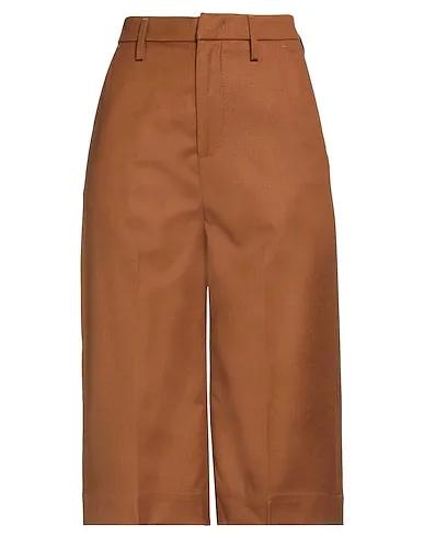 Brown Cool wool Cropped pants & culottes
