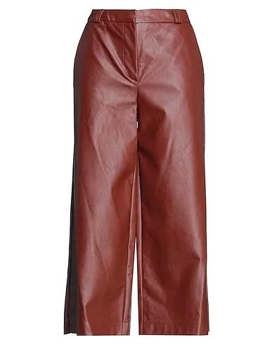 Brown Cropped pants & culottes