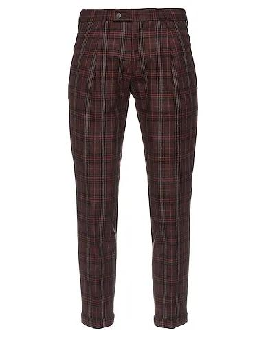 Brown Flannel Casual pants