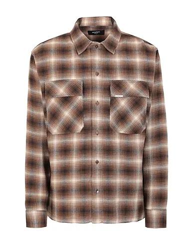 Brown Flannel Checked shirt FLANNEL SHIRT
