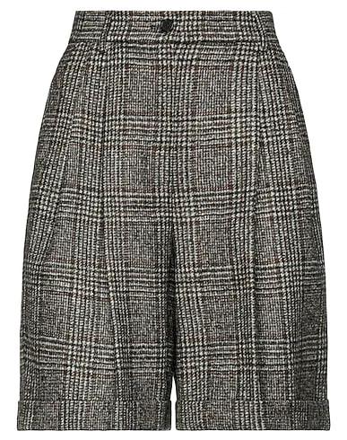 Brown Flannel Shorts & Bermuda