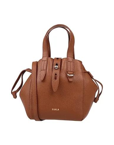 Brown Handbag FURLA NET MINI TOTE

