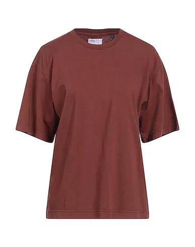 Brown Jersey Basic T-shirt
