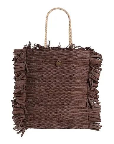 Brown Jersey Handbag