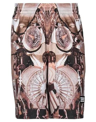 Brown Jersey Shorts & Bermuda