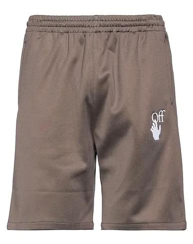 Brown Jersey Shorts & Bermuda