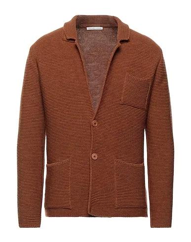 Brown Knitted Blazer