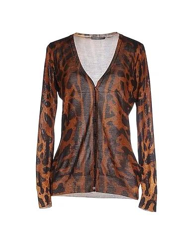 Brown Knitted Cardigan