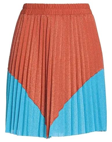 Brown Knitted Mini skirt