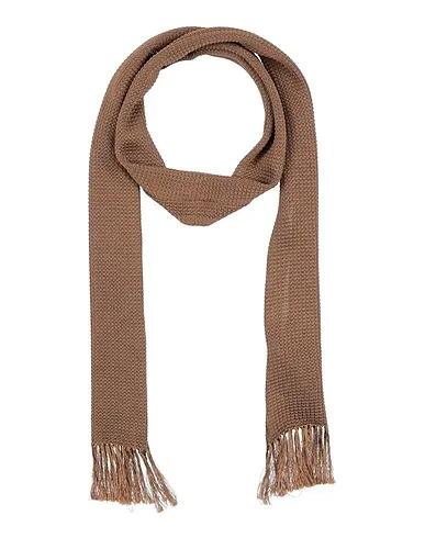Brown Knitted Scarves and foulards