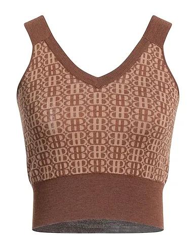 Brown Knitted Top