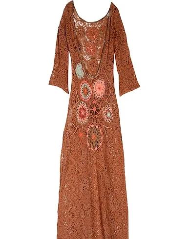 Brown Lace Long dress